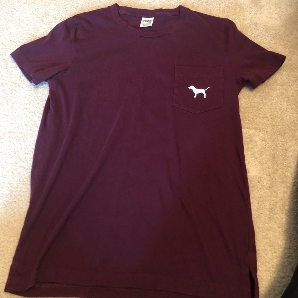 PINK short sleeve campus tee